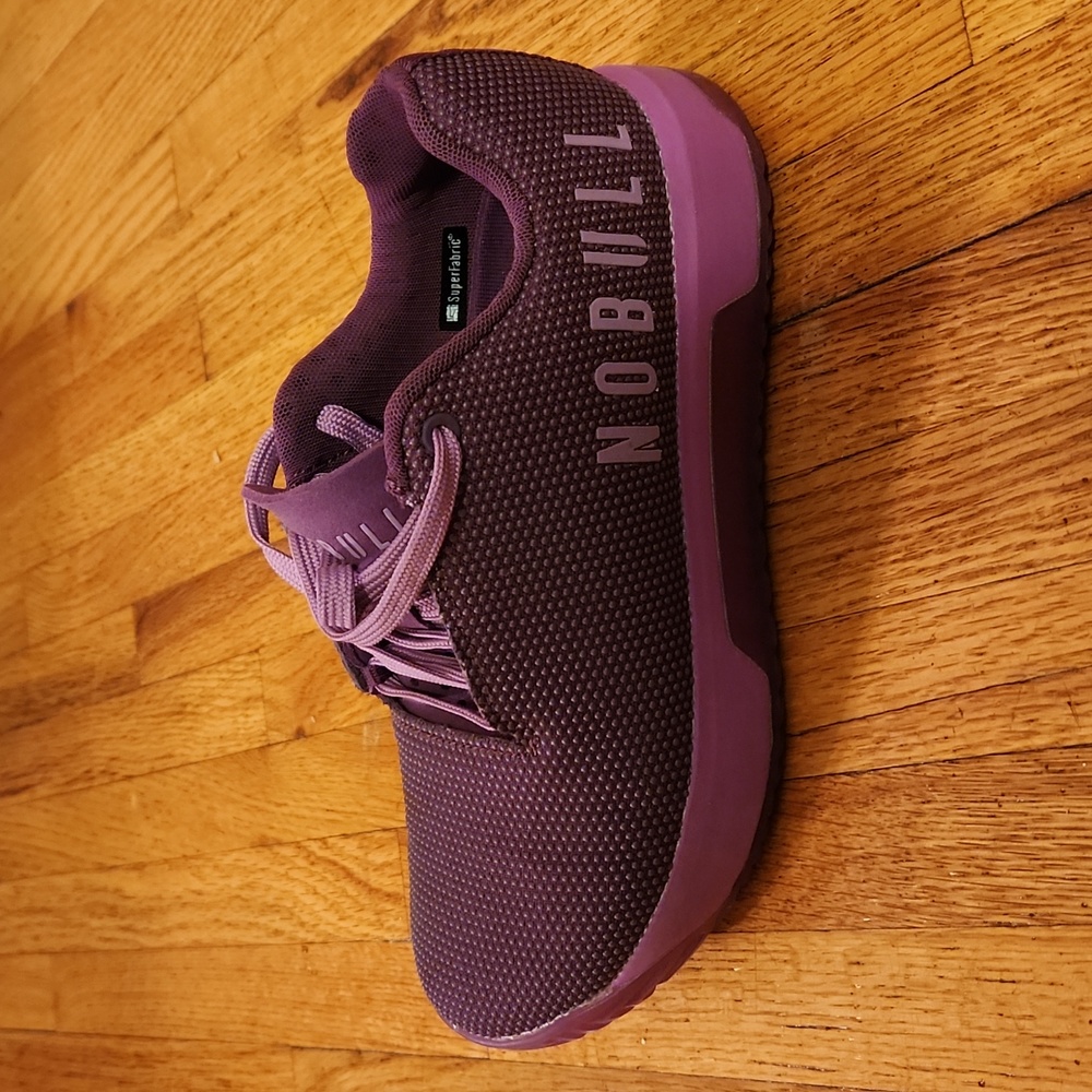 NOBULL Superfabric Trainer purple women size 8 men size 6.5